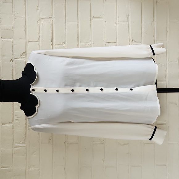 Modcloth Peter Pan Long Sleeve Blouse - Picture 2 of 4